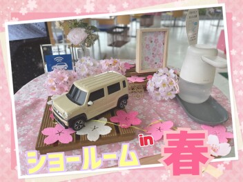 ❀ショールームが春仕様になりました❀